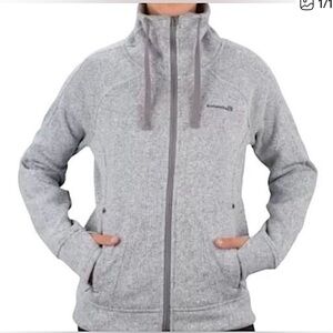 Avalanche knit fleece zip up